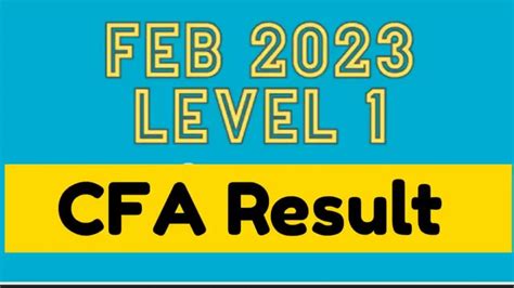 cfa l3 results|cfa level 1 results 2023.